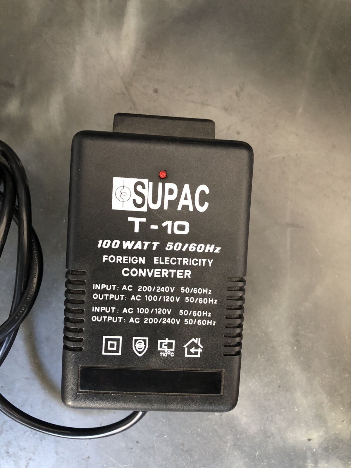 Supac T10 100w Power Converter SuperSupac T10 100w Power Converter