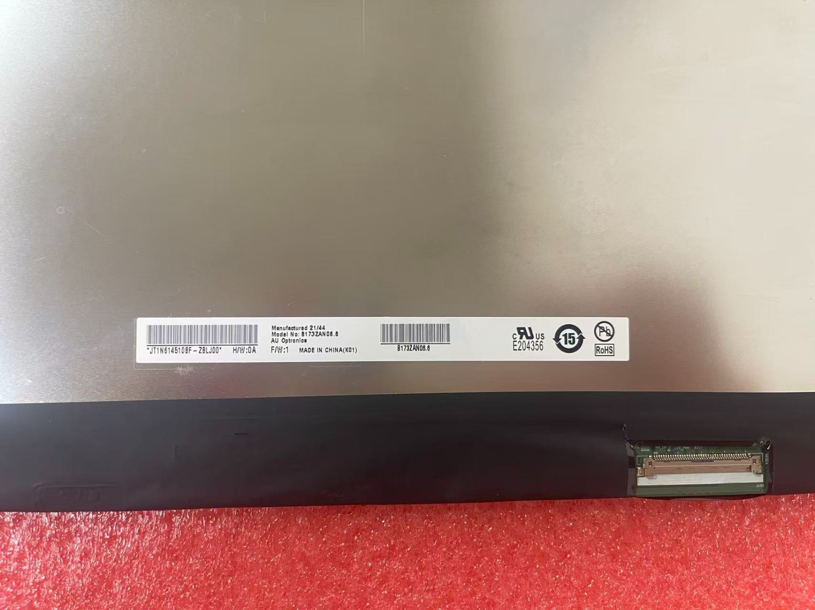 B173ZAN06.6 Mini LED 40Pins 3840*2160 Matte 120HZ