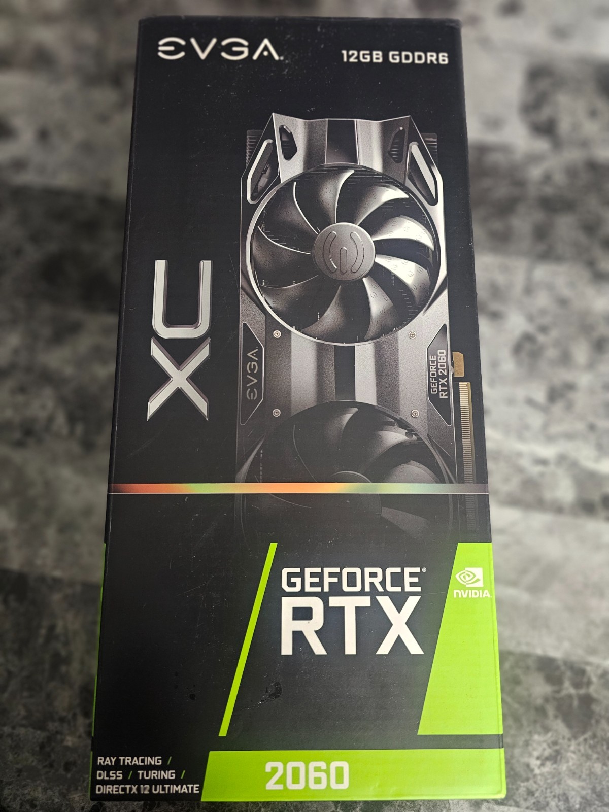 EVGA GeForce RTX 2060 12GB XC Gaming 12G-P4-2263-KR GDDR6 Dual Fans Metal Plate