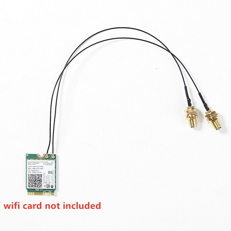 RP-SMA I-PEX MHF4 WiFi Antenna sets for Intel M.2 AX210 AX200 Wireless wifi Card