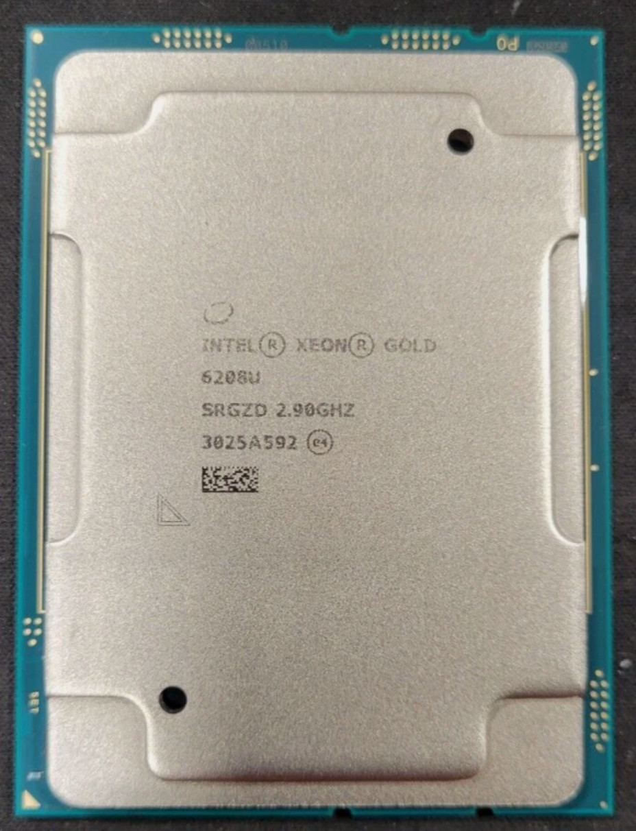 Intel Xeon Gold 6208U 16-Core 3.9Ghz Turbo 2.9 GHz LGA 3647 CPU Processor SRGZD