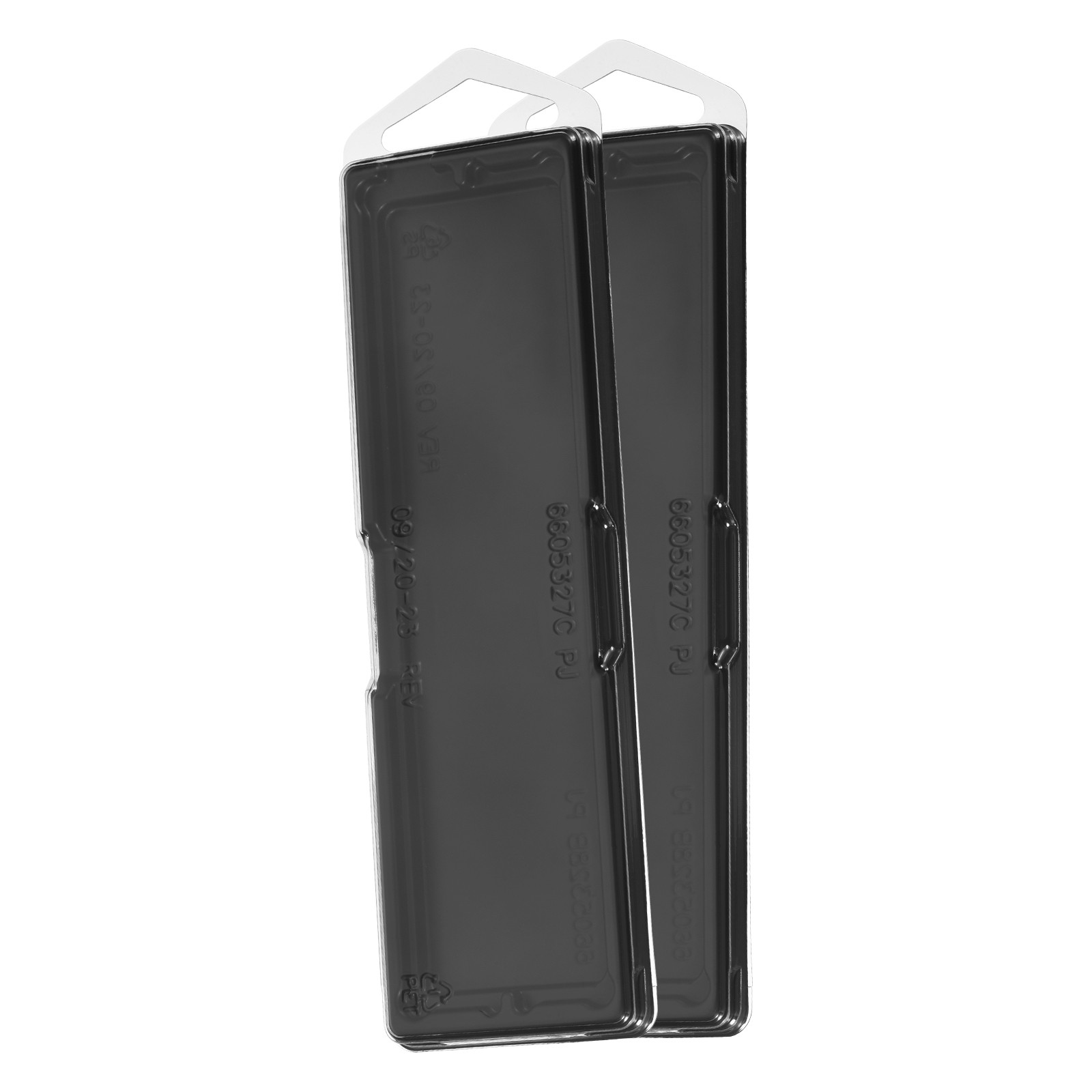 2Pcs DDR3/DDR4/DDR5 Memory RAM Module Case Plastic Clamshell Antistatic Tray