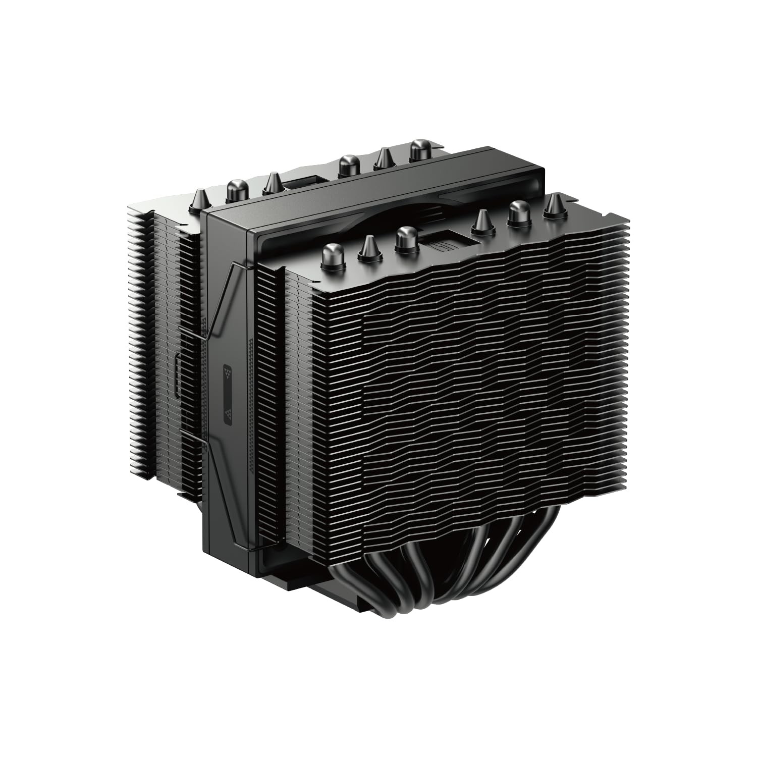CPU Air Cooler Mini Dual Tower, 6×6mm Heatpipes, 100mm PWM Fan, 115mm Height,…