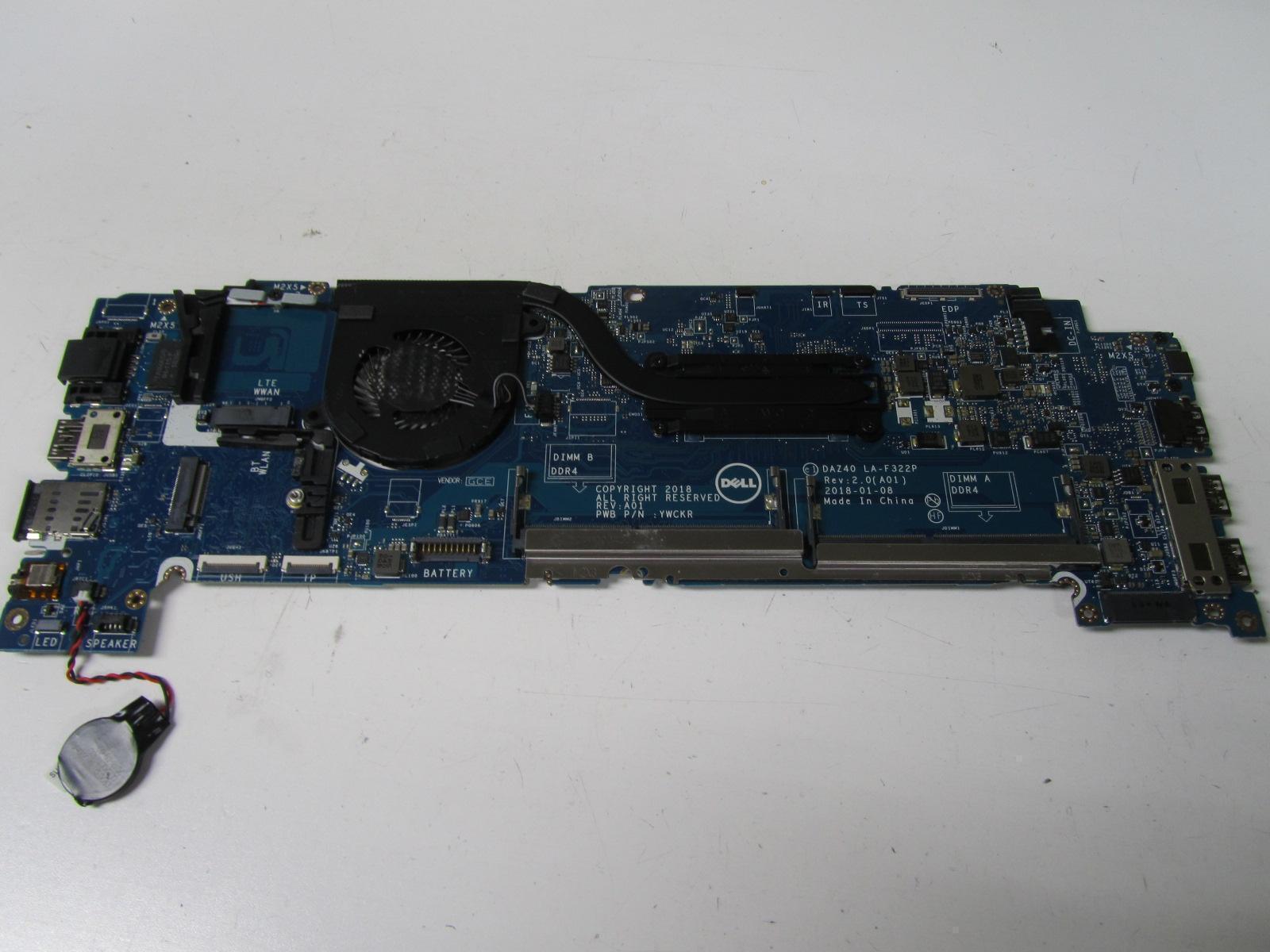013K4Y Dell Latitude 7490 – i5-7th Gen.@2.60GHz Motherboard – LA-F322P -13K4Y