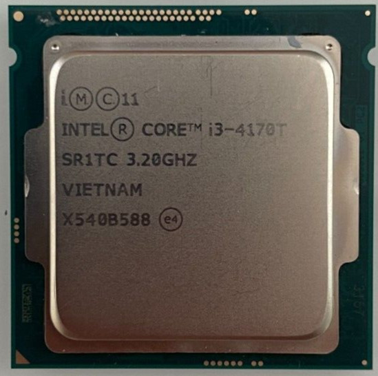 Intel Core i3-4170T 3.2 GHz SR1TC 2 Core 4 Threads Socket LGA1150 CPU Processor