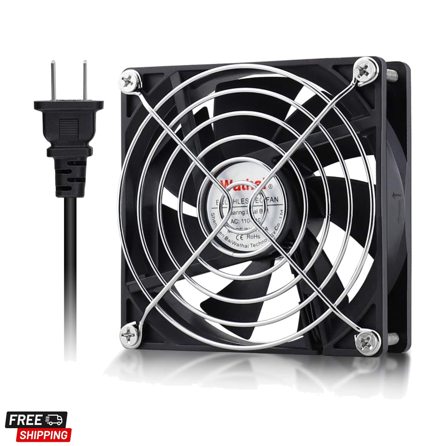 EC 90mm x 25mm Ball AC Axial Cooling Fan 110V 115V 120V 220V 240V Industrial …