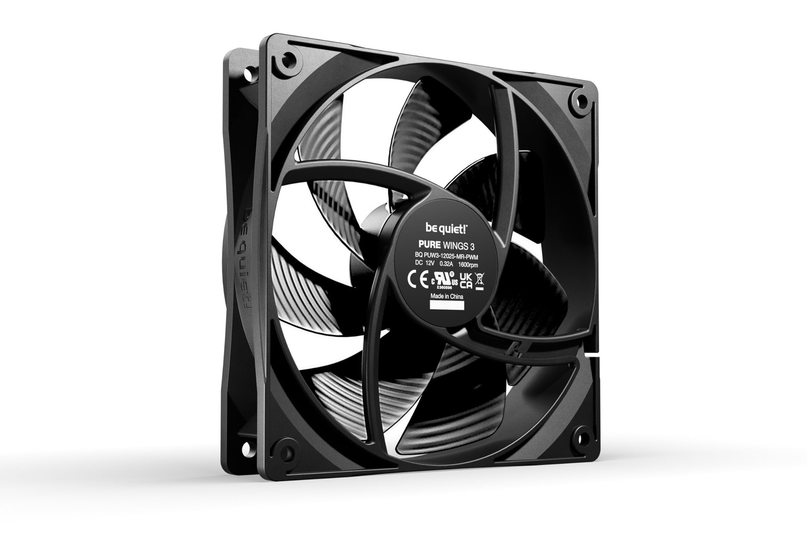 be quiet Pure Wings 3 120mm Quiet PWM Case Fan | High Topend Speed with Low M…