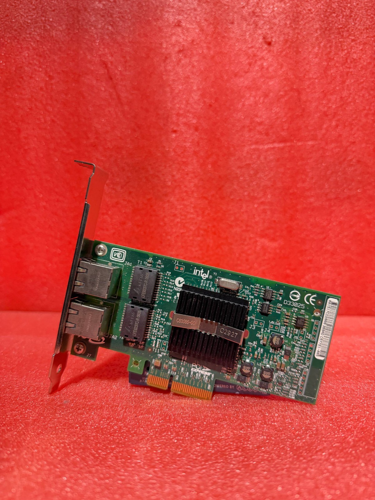 Dell 0X3959 Intel PRO/1000 PT Dual Port Lan Card D33682 RJ-45