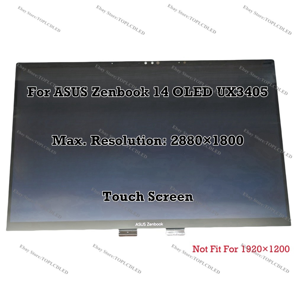 Asus Zenbook 14 OLED UX3405MA 14″ LCD Screen Unit Display Top Replacement