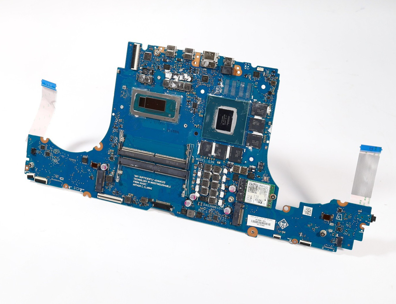 (For Parts) HP Motherboard N13800-601 Intel i9-12900H RTX 3060 – See Notes