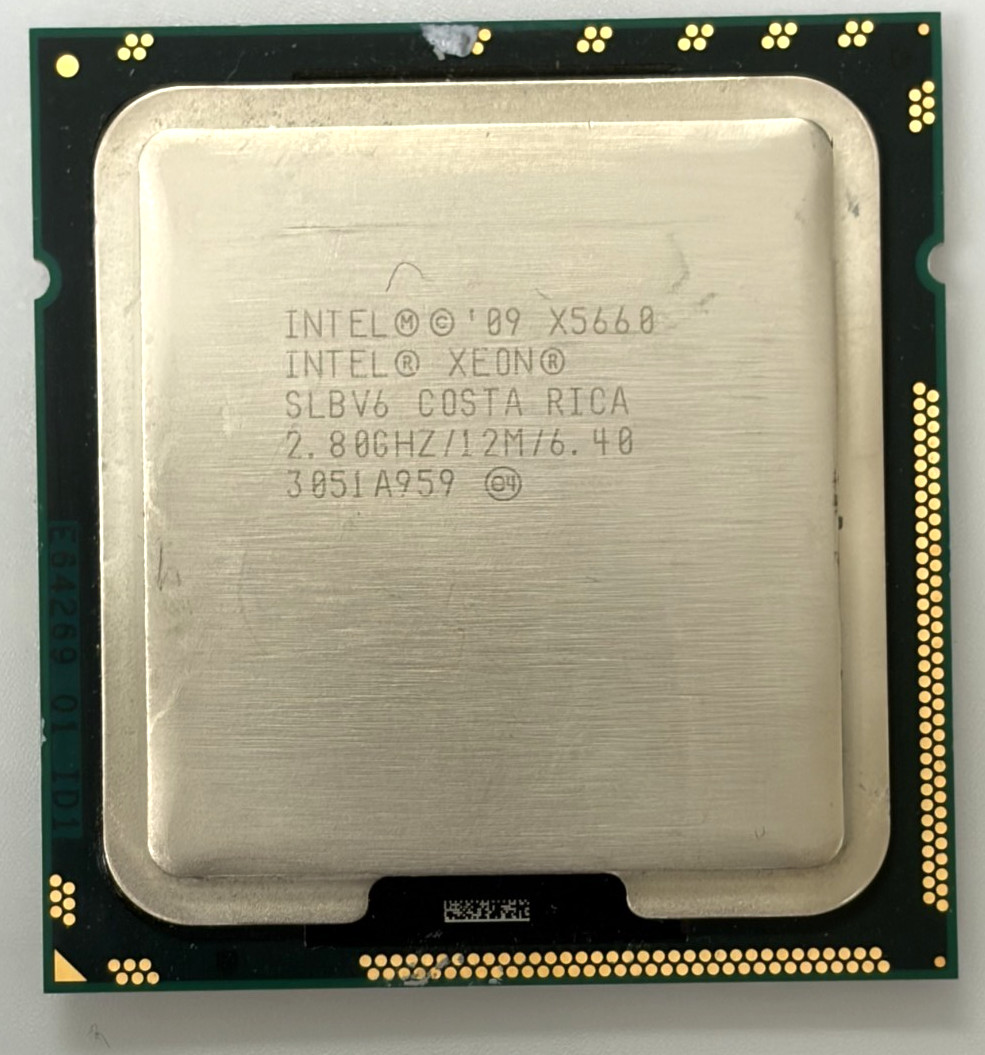 Intel Xeon X5660 2.80GHz Hex-Core CPU Processor SLBV6 LGA1366 Tested