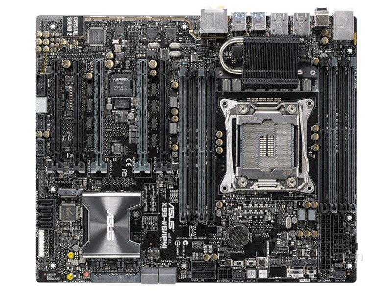 For ASUS X99-WS/IPMI motherboard LGA2011-V3 X99 8*DDR4 128G ATX Tested oK