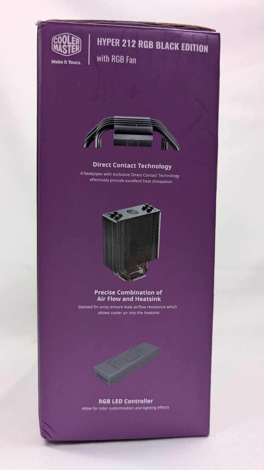 Cooler Master Hyper 212 RGB Black Edition Cooling Fan Heatsink (rr-212s-20pc-r1)