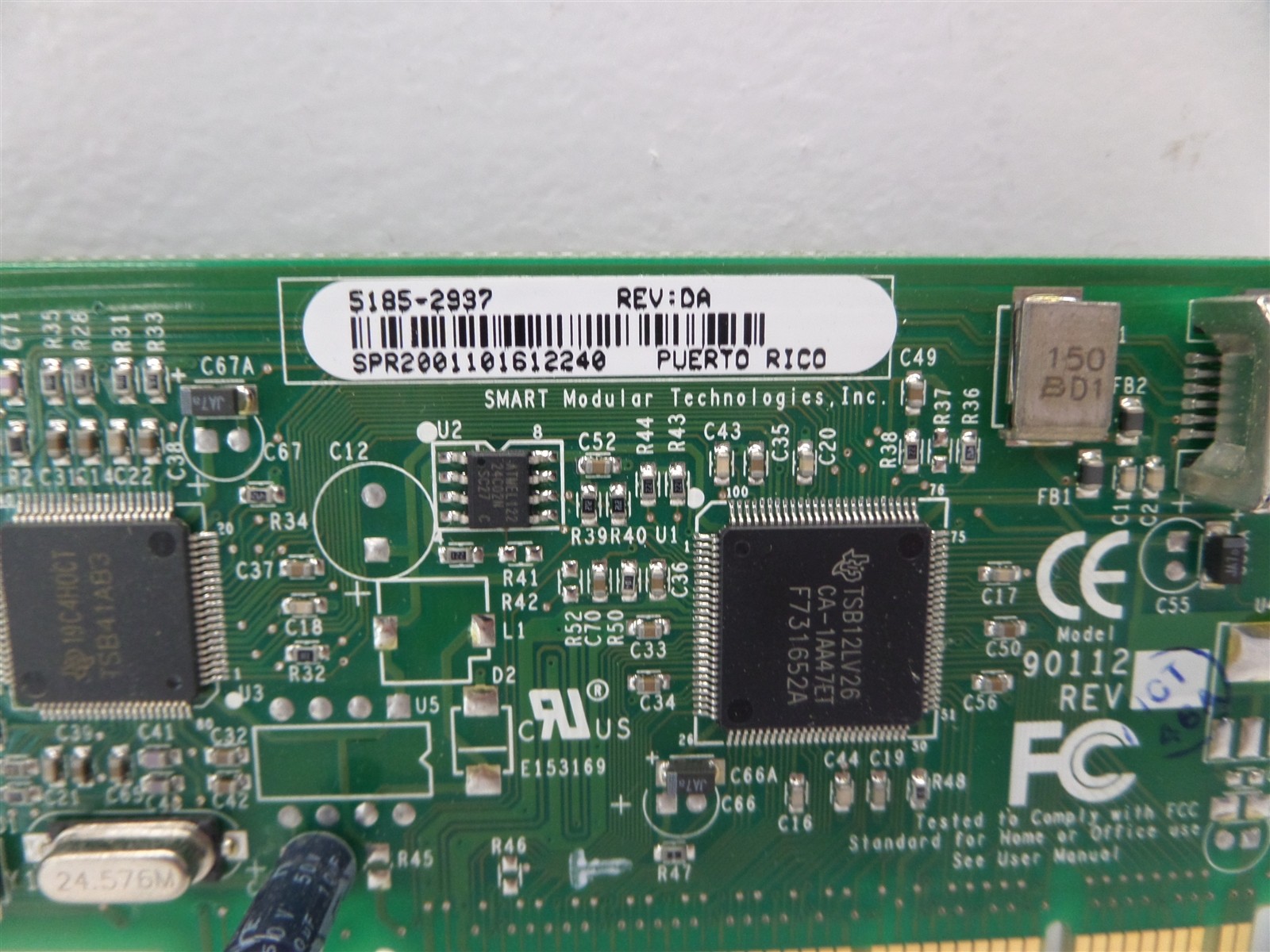 HP 5185-2937 3-Ports Internal PCI IEEE 1394 Firewire Adapter Card