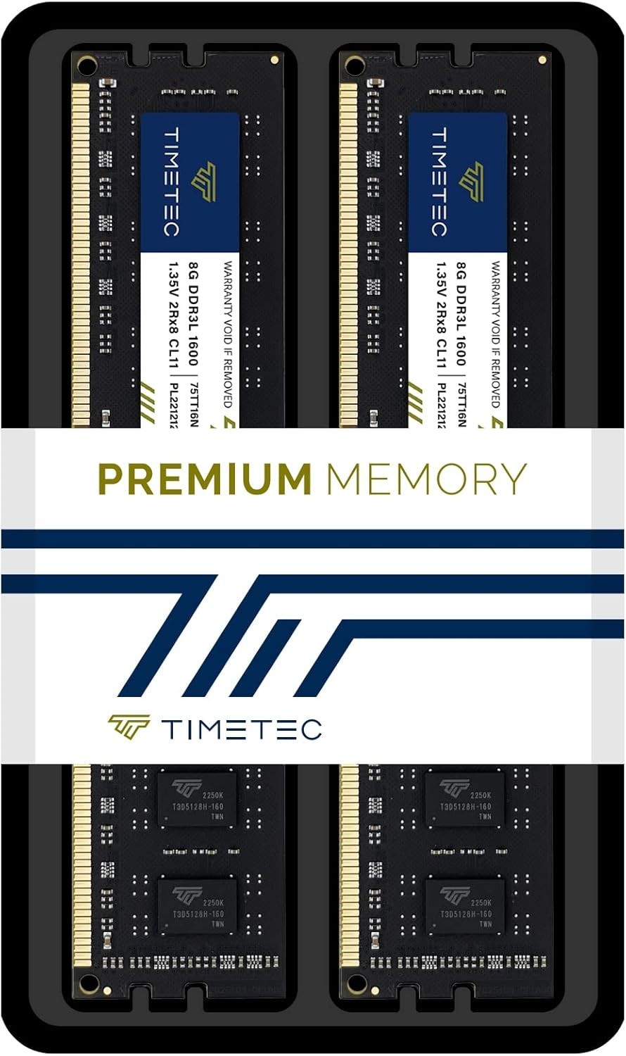 Optimize Your Desktop with 16GB Kit DDR3 1600MHz Memory – Lifetime Support