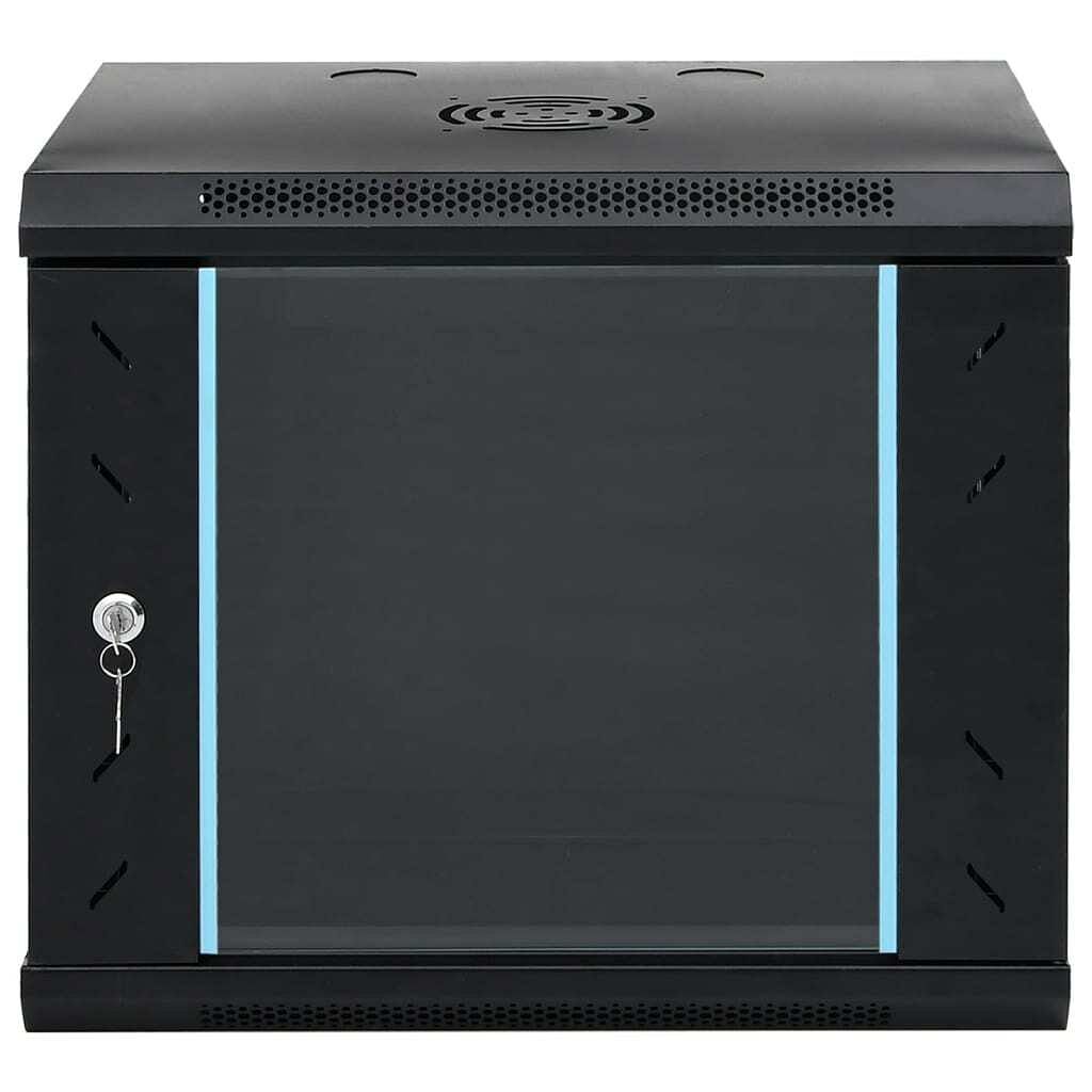 9U Wall Mounted Network Cabinet 19″ IP20 20.9×15.7×17.7″