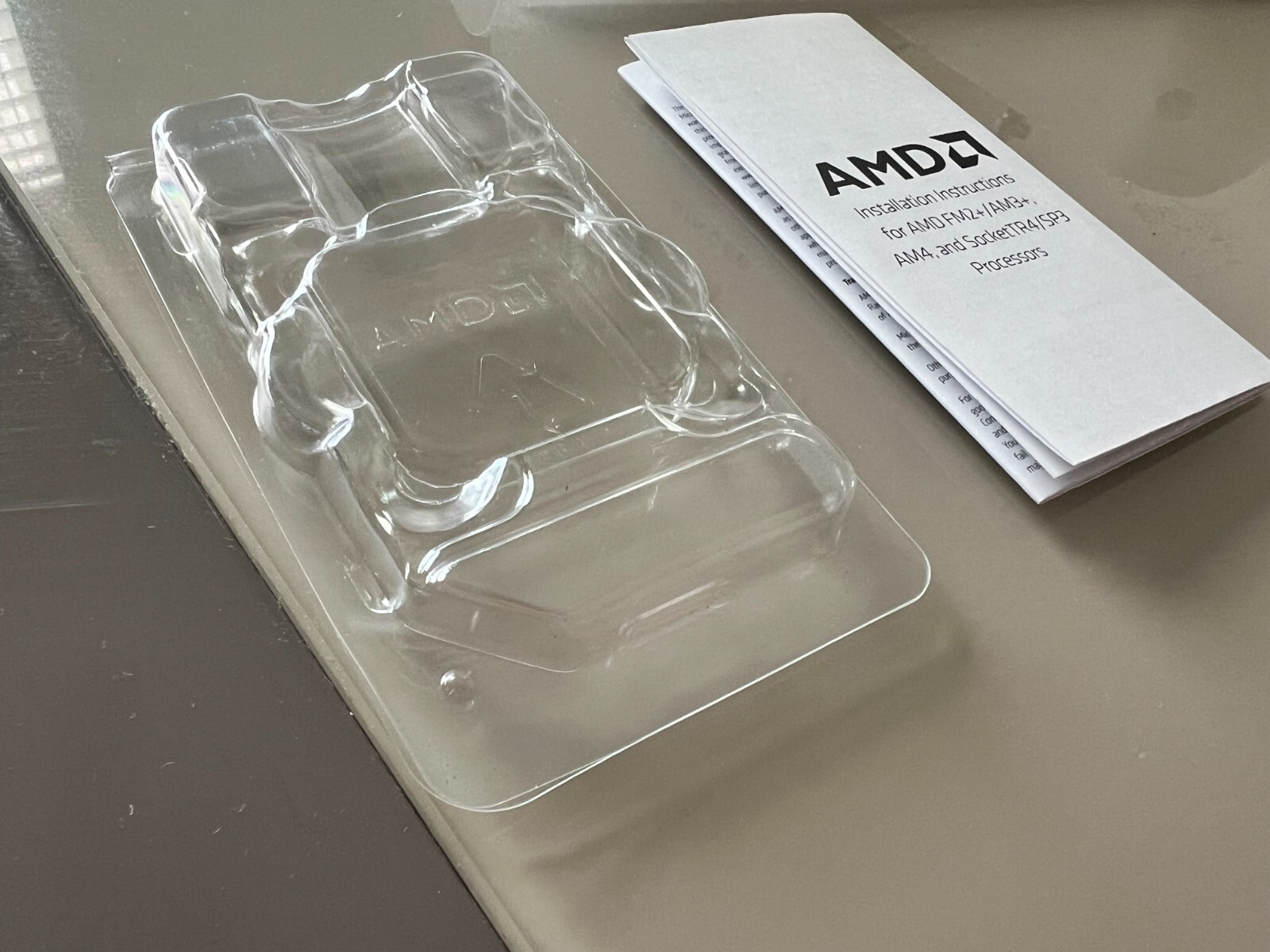 AMD Ryzen 7 9800X3 CPU Packaging Case Clam Shell , Original