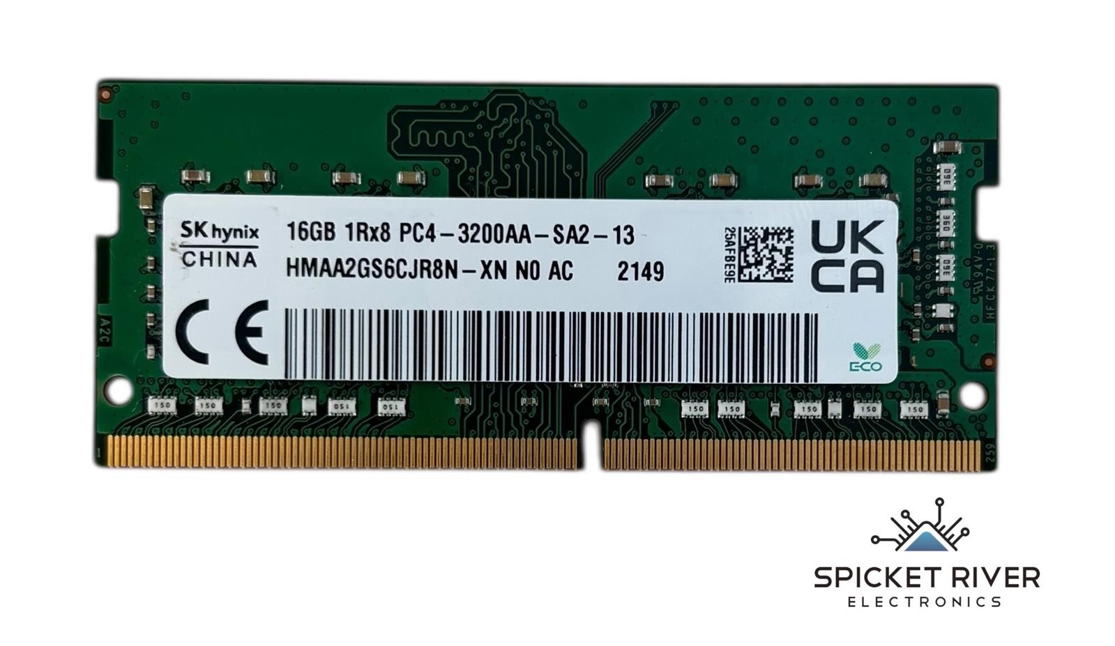 SK Hynix HMAA2GS6CJR8N-XN 16GB 1Rx8 PC4-3200AA-SA2-13 DDR4 SODIMM RAM Module
