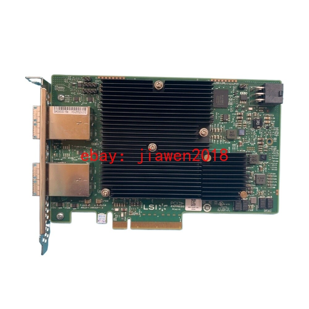 LSI 9300-16E Quad Port External 3008 PCIe SAS3 12GBs JBOD IT Mode Controller