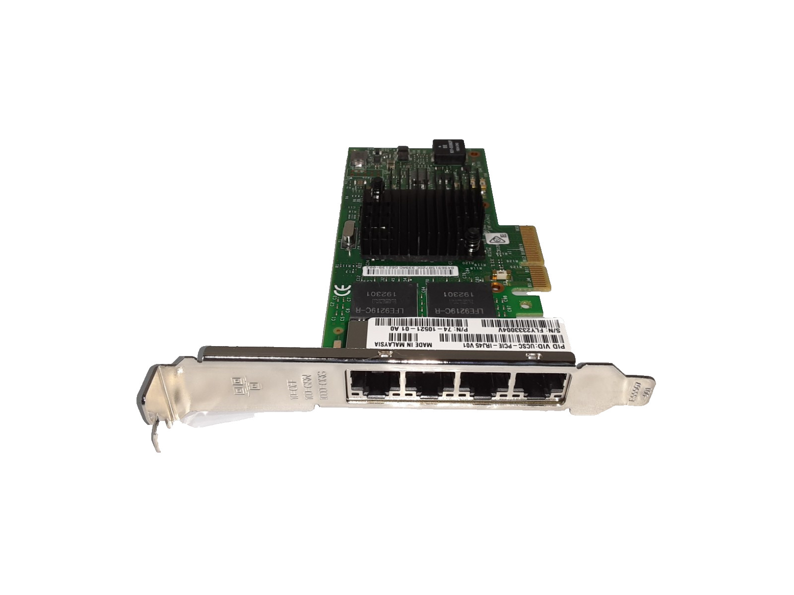 Intel Quad-Port Gigabit Ethernet Network Interface Card 74-10521-01 Adapter