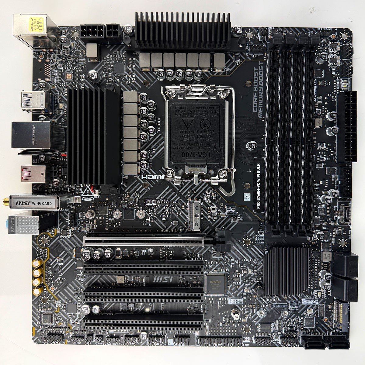 MSI PRO B760M-VC WIFI (DDR5) Motherboard – Used, Working