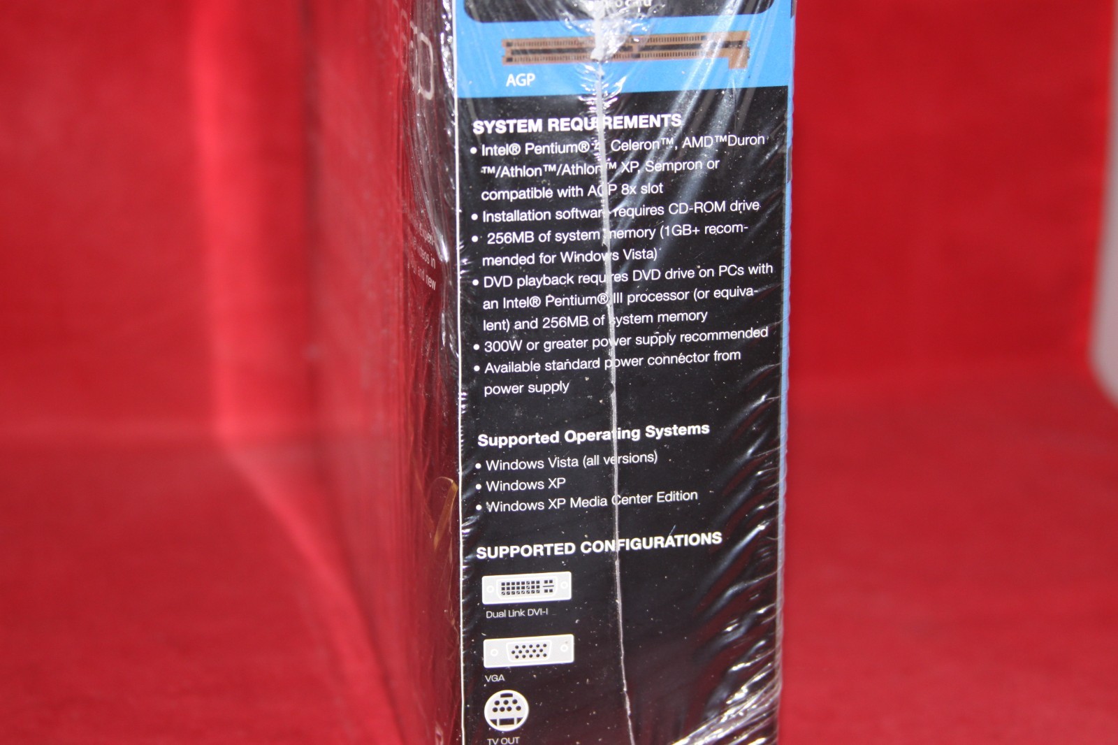 Visiontek ATI Radeon HD 3650, 1GB, AGP Graphics Card (36501GBAGP, VT-400518SM)