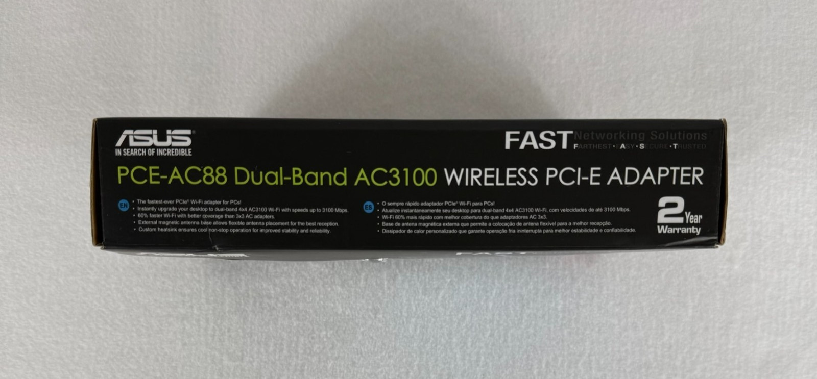 ASUS PCE-AC88 Dual-Band AC3100 Wireless PCIe Network Adapter New