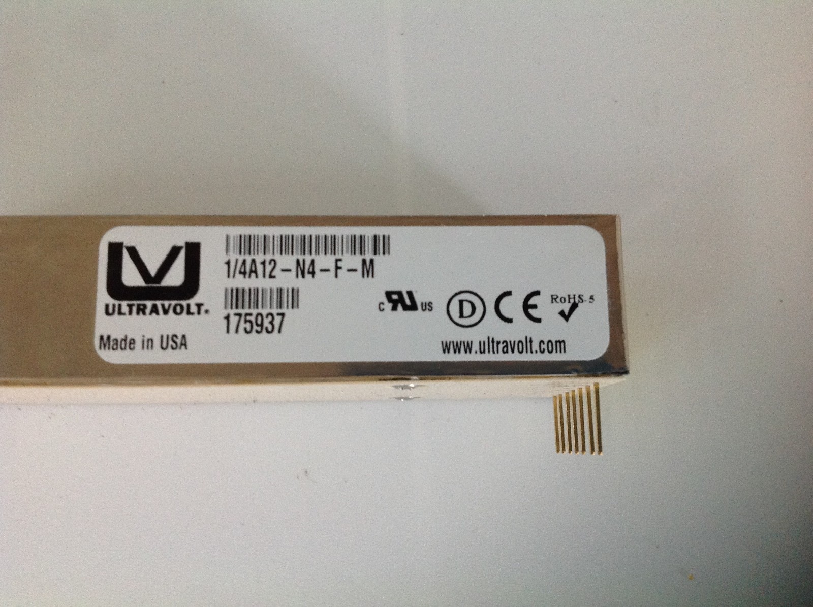 UltraVolt 1/4A12-N4 Single Output 0-250V HIGH VOLTAGE Biasing Supply New Tested