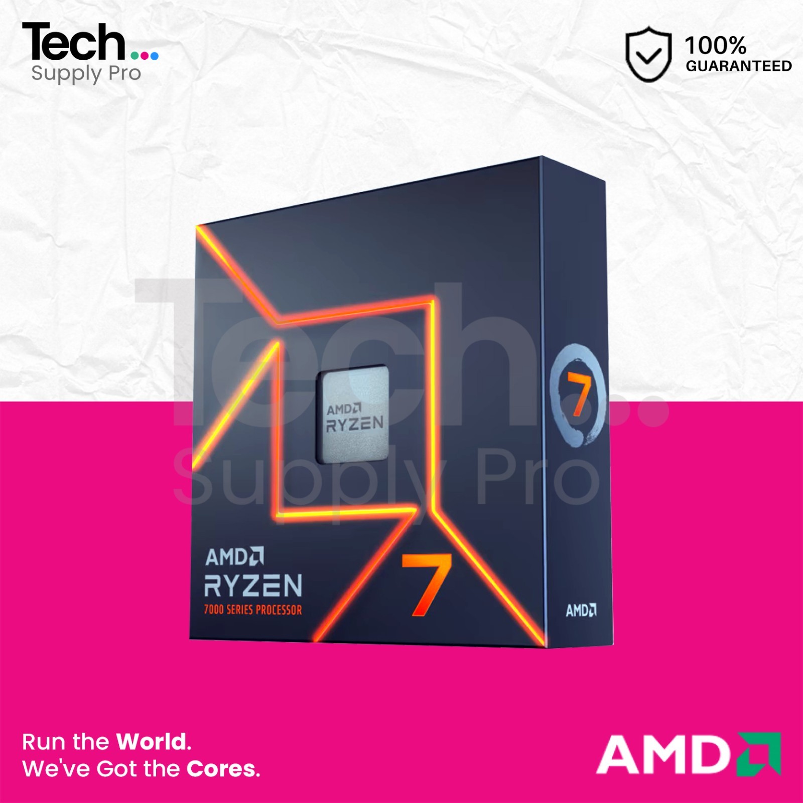 100-100000591WOF AMD Ryzen 7 7700X 8-Core 4.50GHz 32MB 105W AM5 Processor