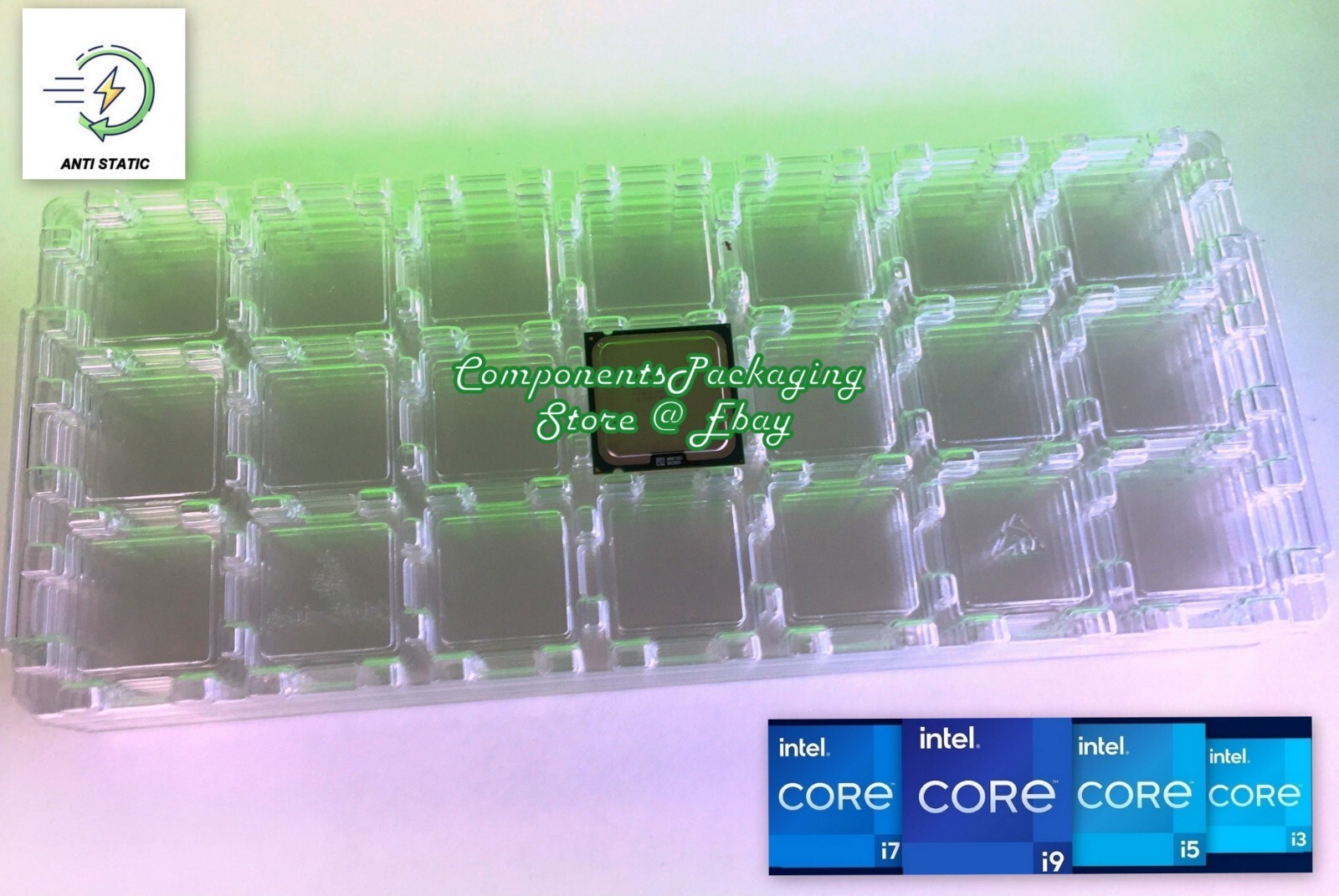 Intel Core i9 i7 i5 i3 CPU Tray for LGA1200 10th 11th Gen – Lot of 2 5 12 18 30