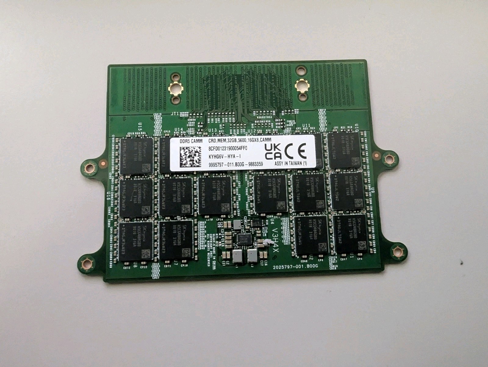 Dell 32GB DDR5 5600MHz CAMM Module KYHG6V Precision 7000 Series MemTest86 Passed