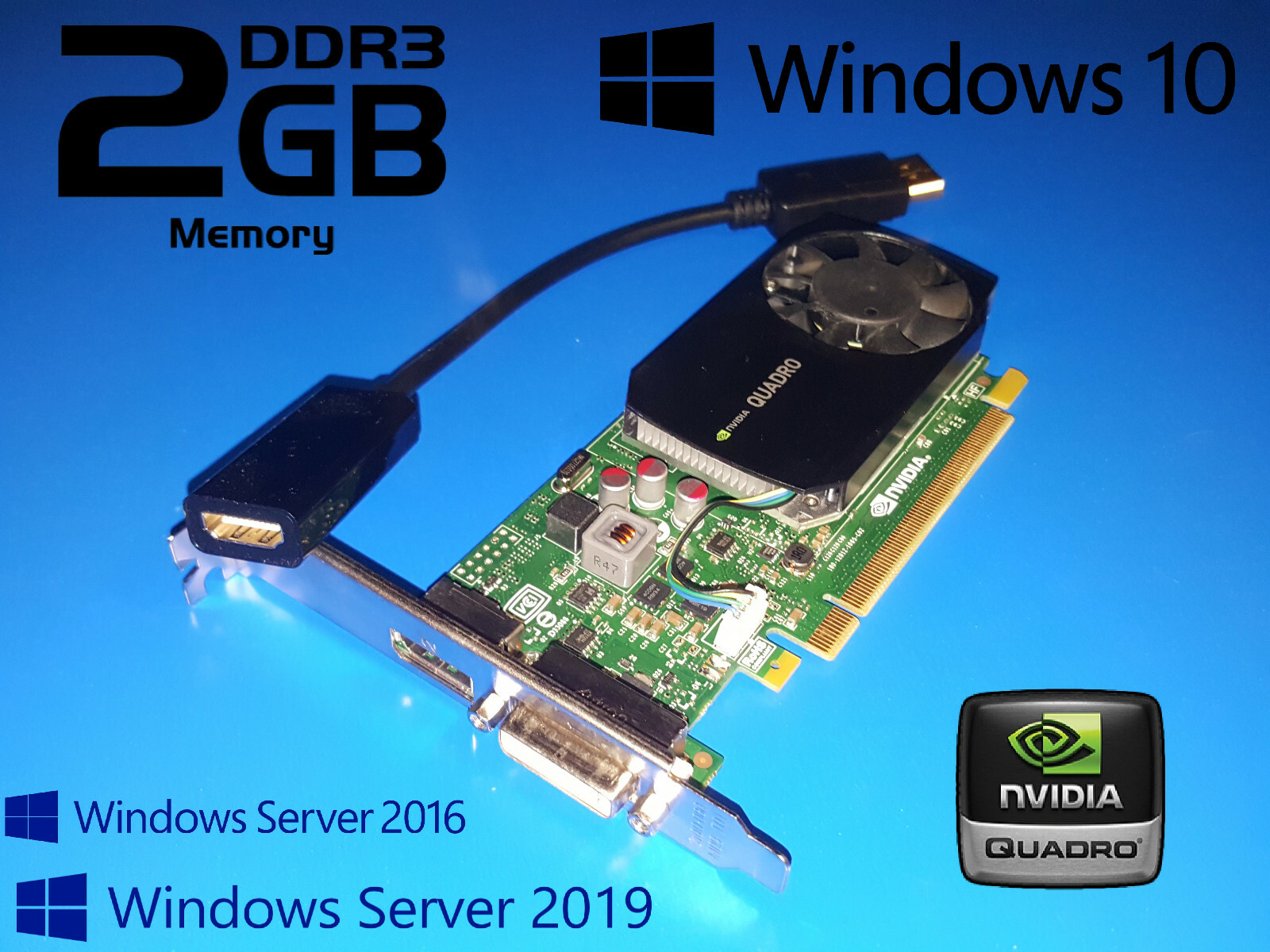 Dell Precision T7400 T7500 T7600 T7610 T7810 Tower 4K 3840×2160 2GB Video Card