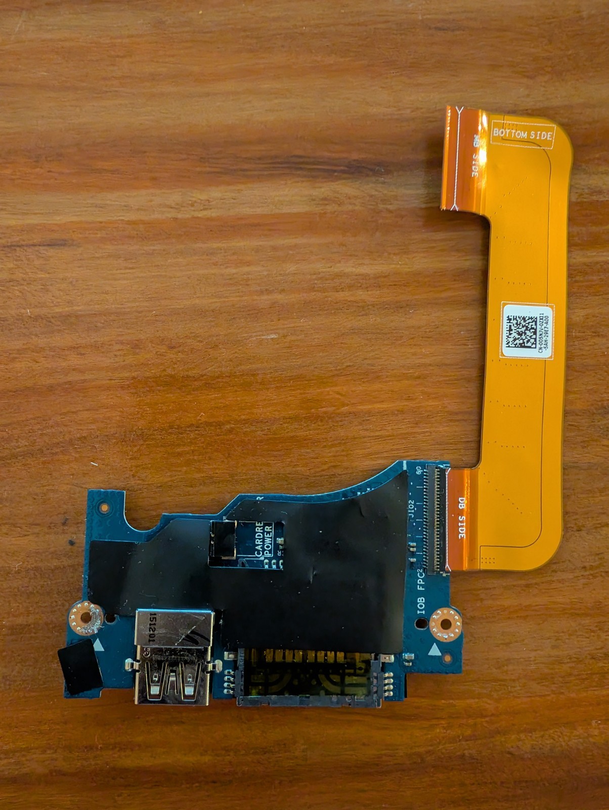 Dell XPS 13 9350 I/O Board USB SD Card Reader Audio Circuit Board w Cable Tested