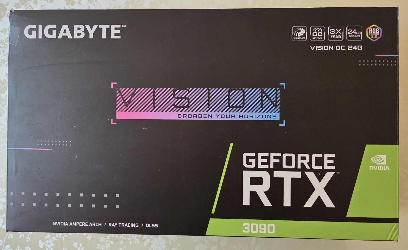 Gigabyte Nvidia GeForce RTX 3090 Vision 24GB GDDR6X Graphics Card…