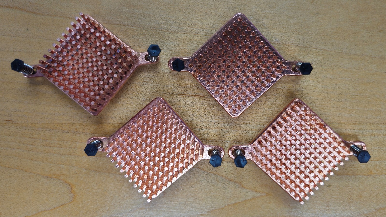 (4) Enzotech CNB-S1L One-Piece Low Profile Copper Northbridge Heatsinks