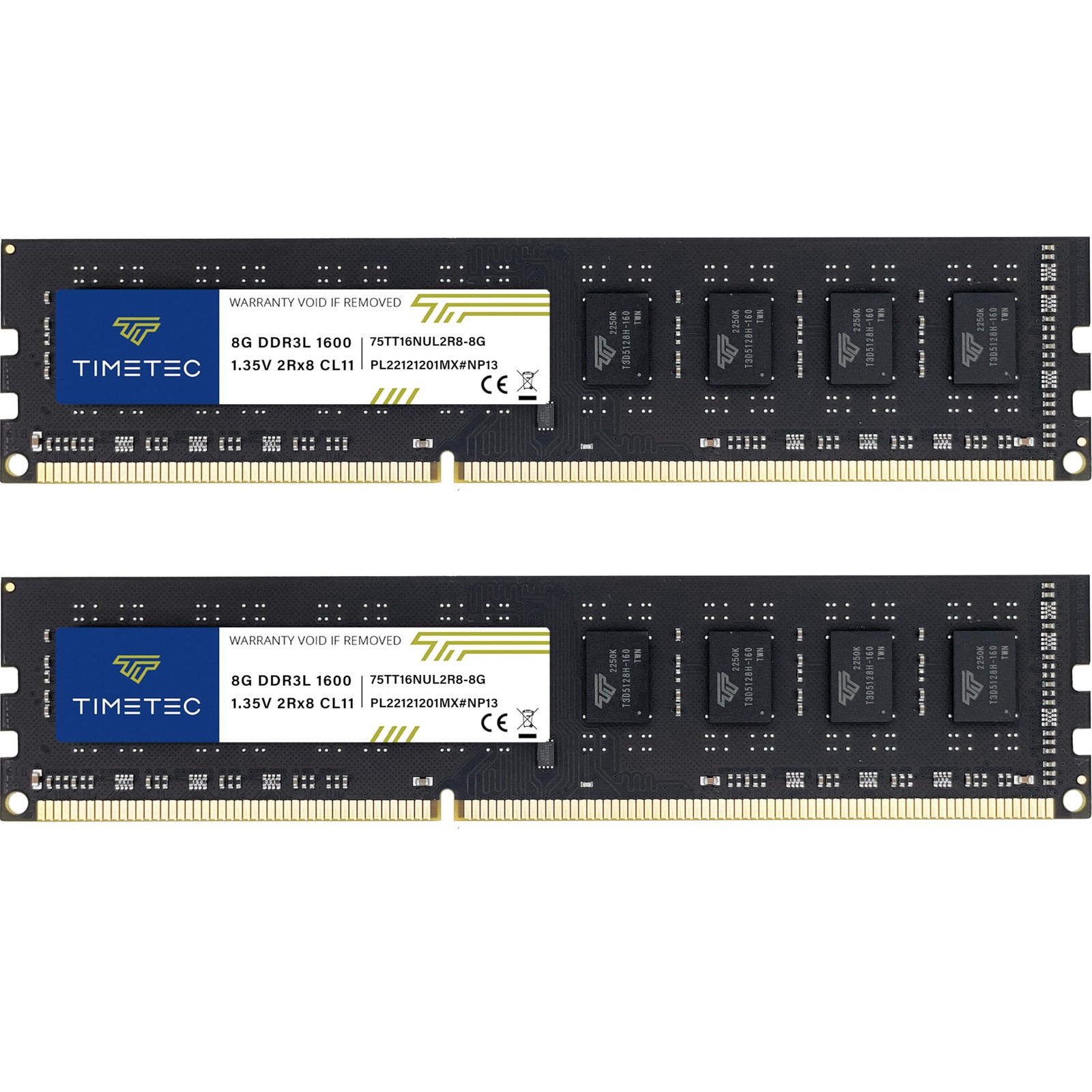 16GB KIT(2x8GB) DDR3L / DDR3 1600MHz (DDR3L-1600) PC3L-12800 / PC3-12800 Non-…