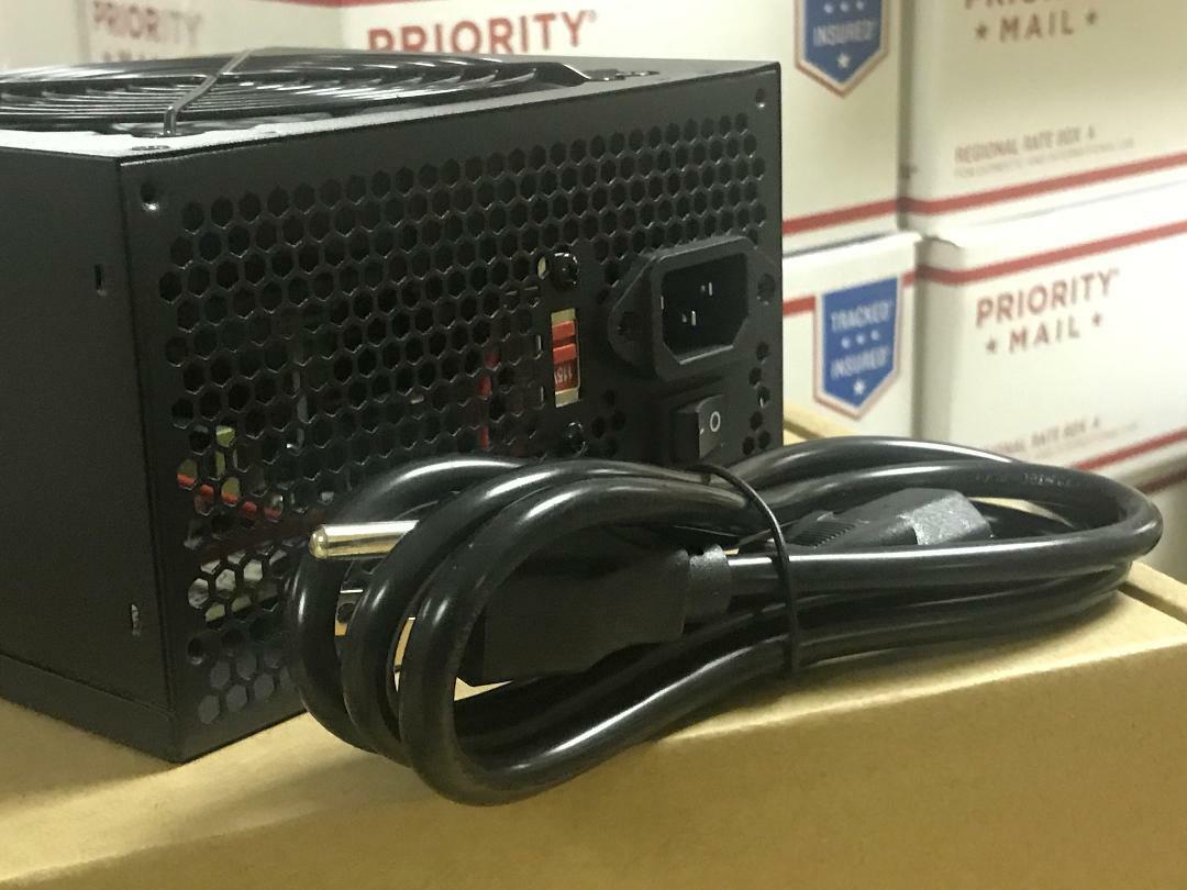 NEW 750W REPLACE EVGA W1 100-W1-0500-KR 100W10500KR QUIET FAN Power Supply