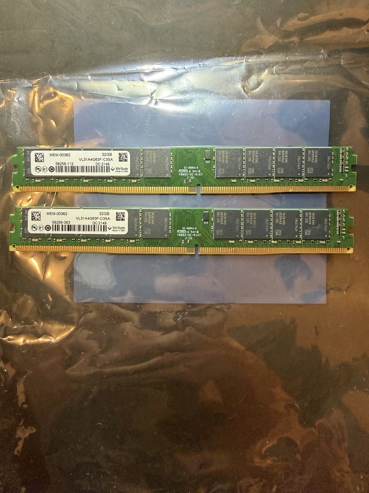 2 Pack- Virtium 32GB DDR4 ECC UDIMM | DDR4-32GB-ECC