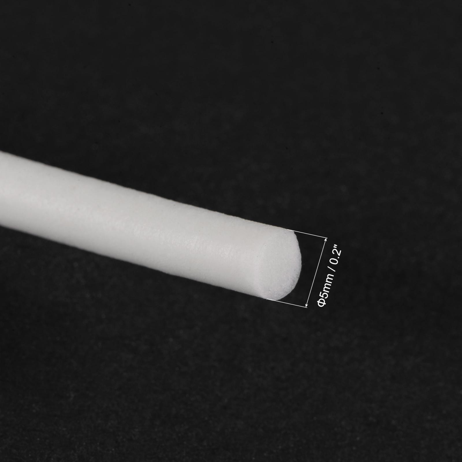 5mm Soft Silicone Bending Insert Tube for Rigid Tubing 6.6ft White