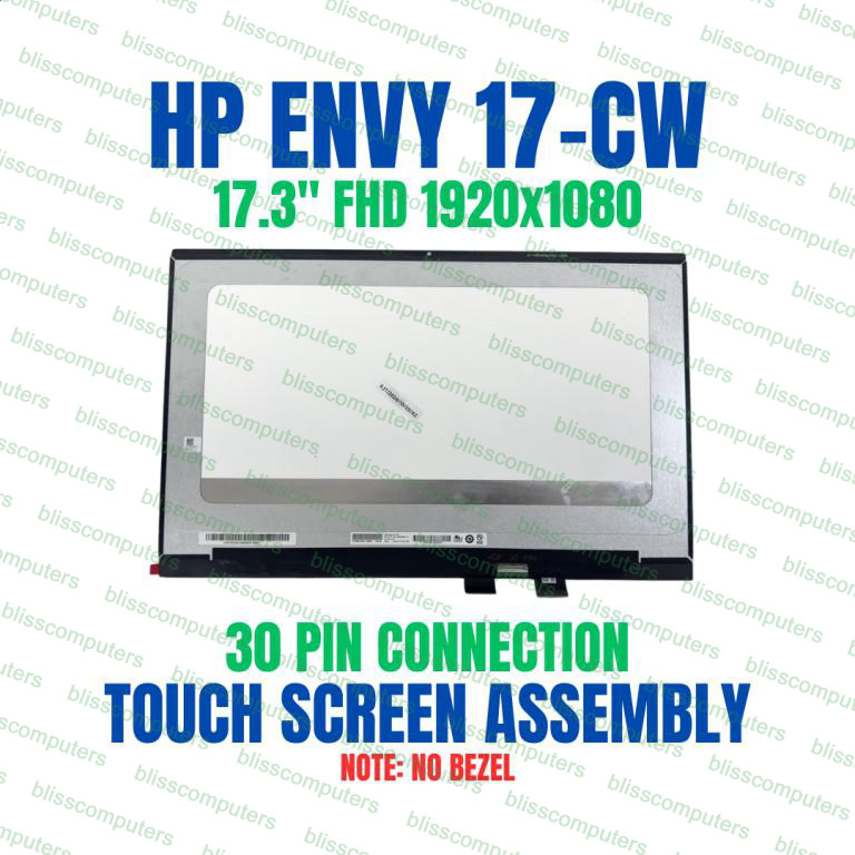 HP Envy 17-CW0023DX 17T-CW100 17-CW000 LCD Panel Digitizer Touch Screen Assembly