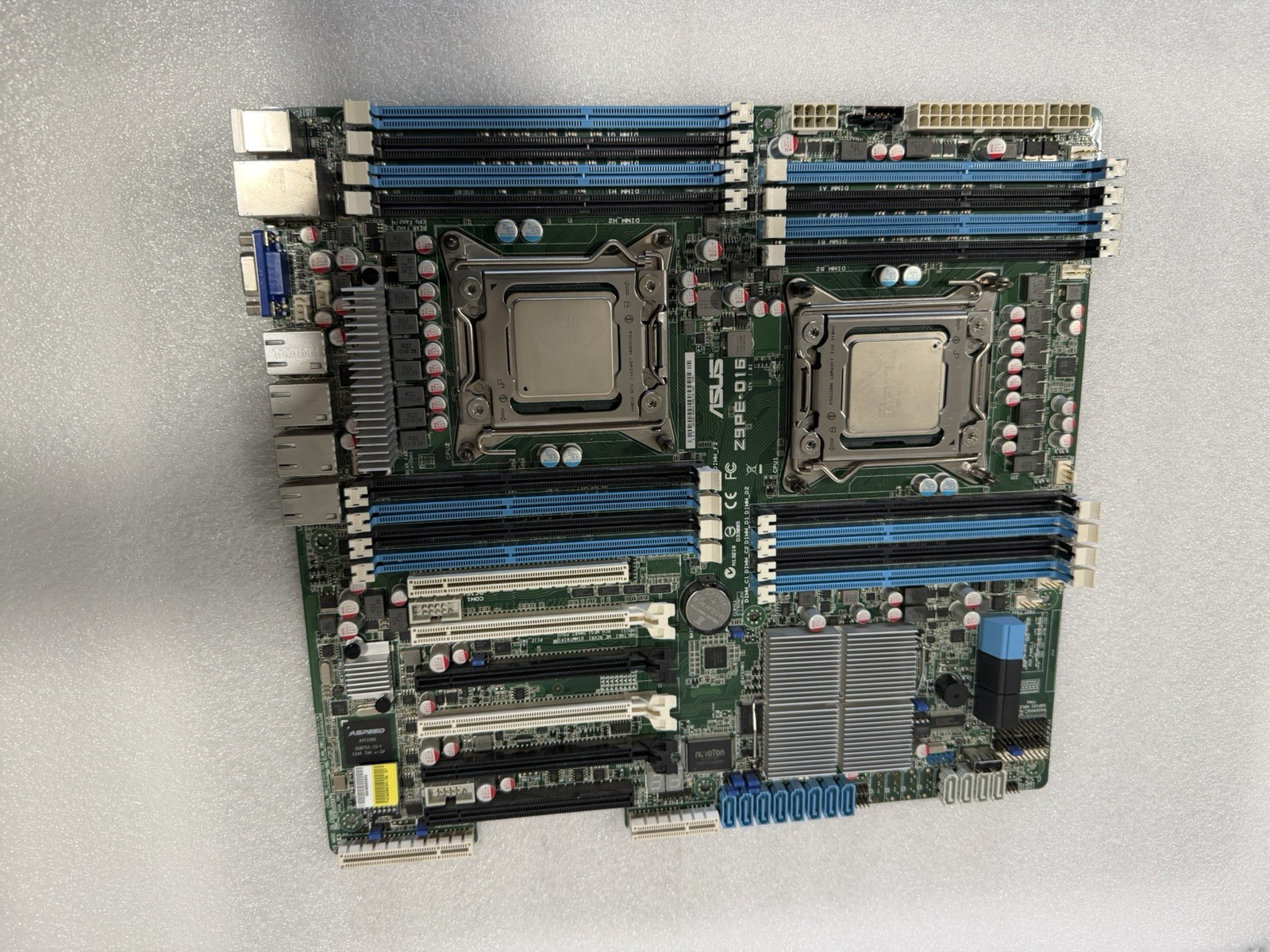 ASUS Z9PE-D16 Intel C602-A E-ATX Mainboard W/ I.O Shield, CPU Intel Xeon E5-2620