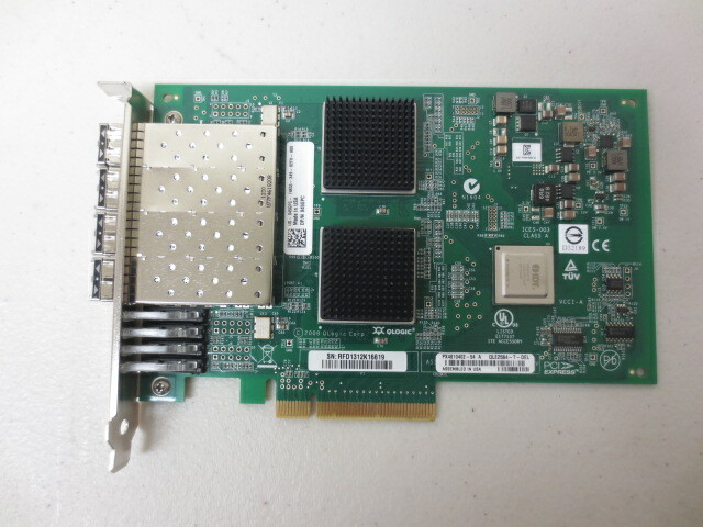 Dell 45GPC QLE2564 8Gbit PCI-E FC HBA Quad Port w/ 4x SFP