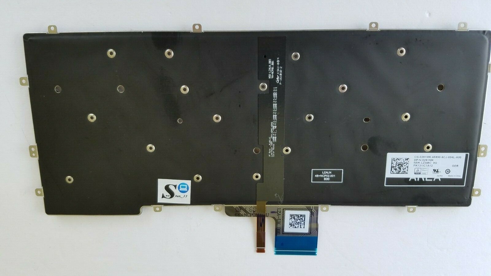 New – 291MK Genuine OEM Dell Germany Deutsch Backlit Keyboard Tastatur
