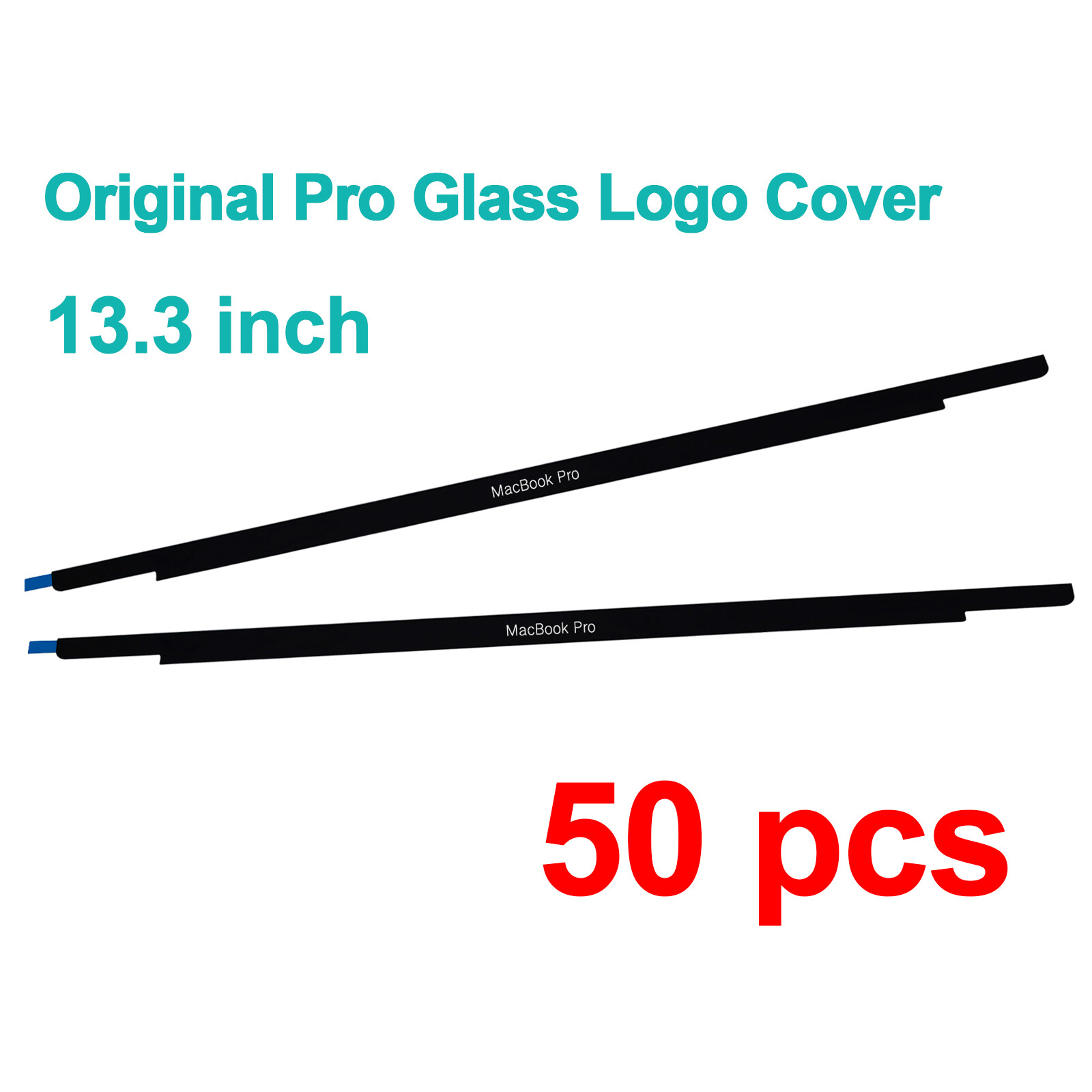 50PCS New LCD Front Glass Bezel Logo Cover for MacBook Pro 13″ A1706 A1708 A2338