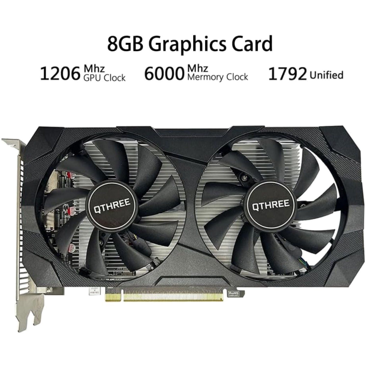 Gaming Video Card 8GB GDDR5 Radeon RX 560 XT%