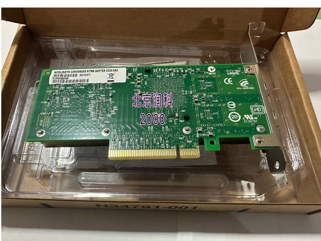 Intel X520-SR2 10Gb/s SFP Dual-Port Network Server Adapter Card E10G42BTDA