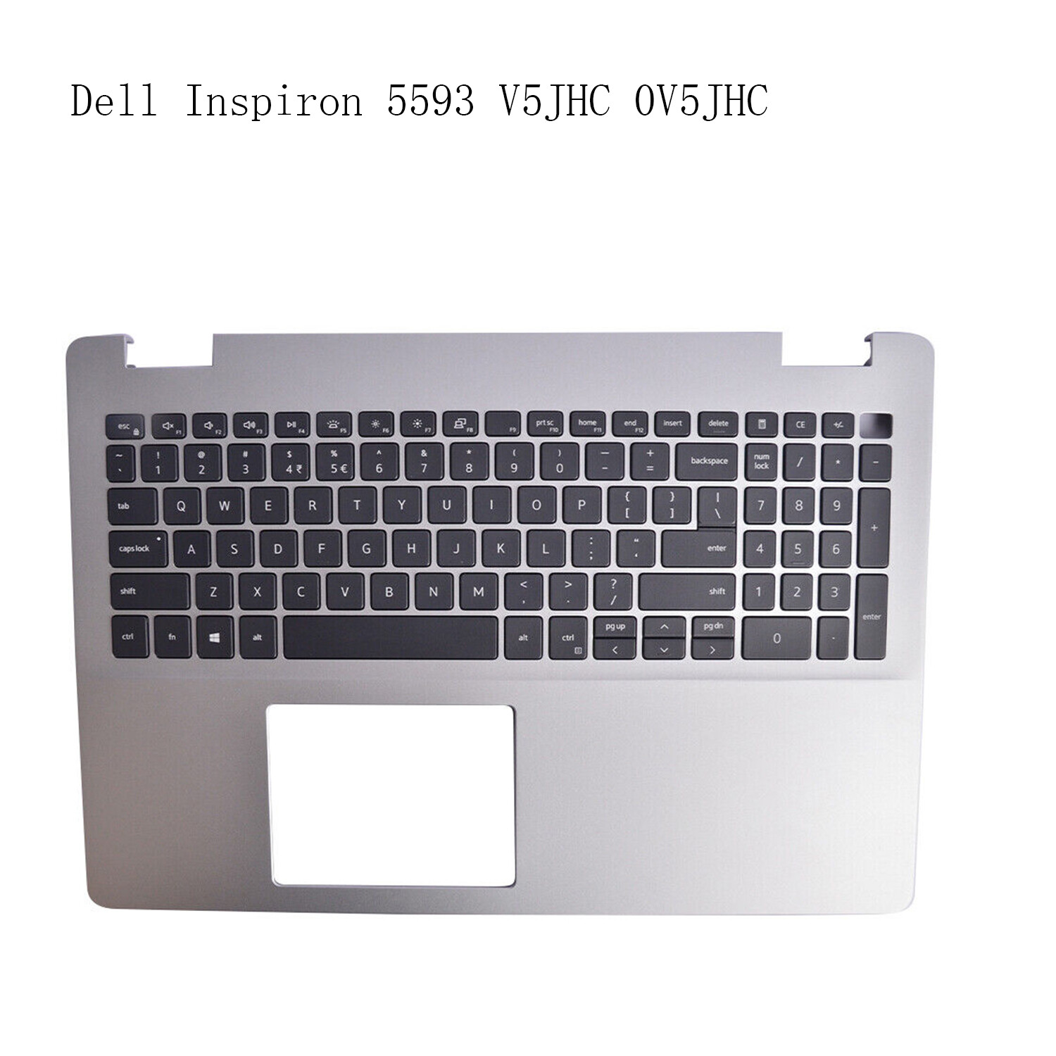 Palmrest Cover + Backlit Keyboard NO-Type-C for Dell Inspiron 5593 V5JHC 0V5JHC