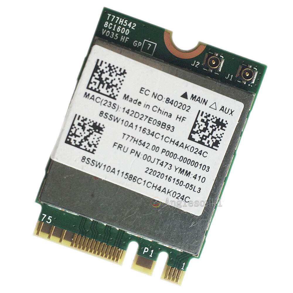 Broadcom BCM943162ZP 00JT473 Wireless N Bluetooth 4.0 NGFF Wifi Card Adapter
