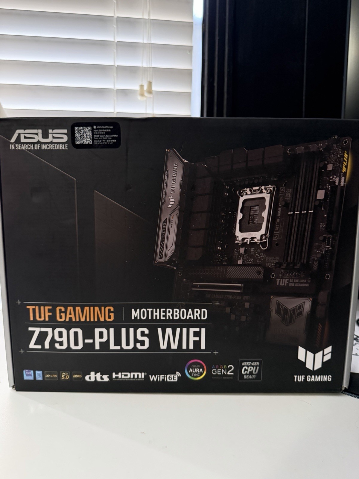 ASUS TUF GAMING Z790-PLUS WIFI LGA1700 DDR5 ATX WiFi 6E PCIe 5.0