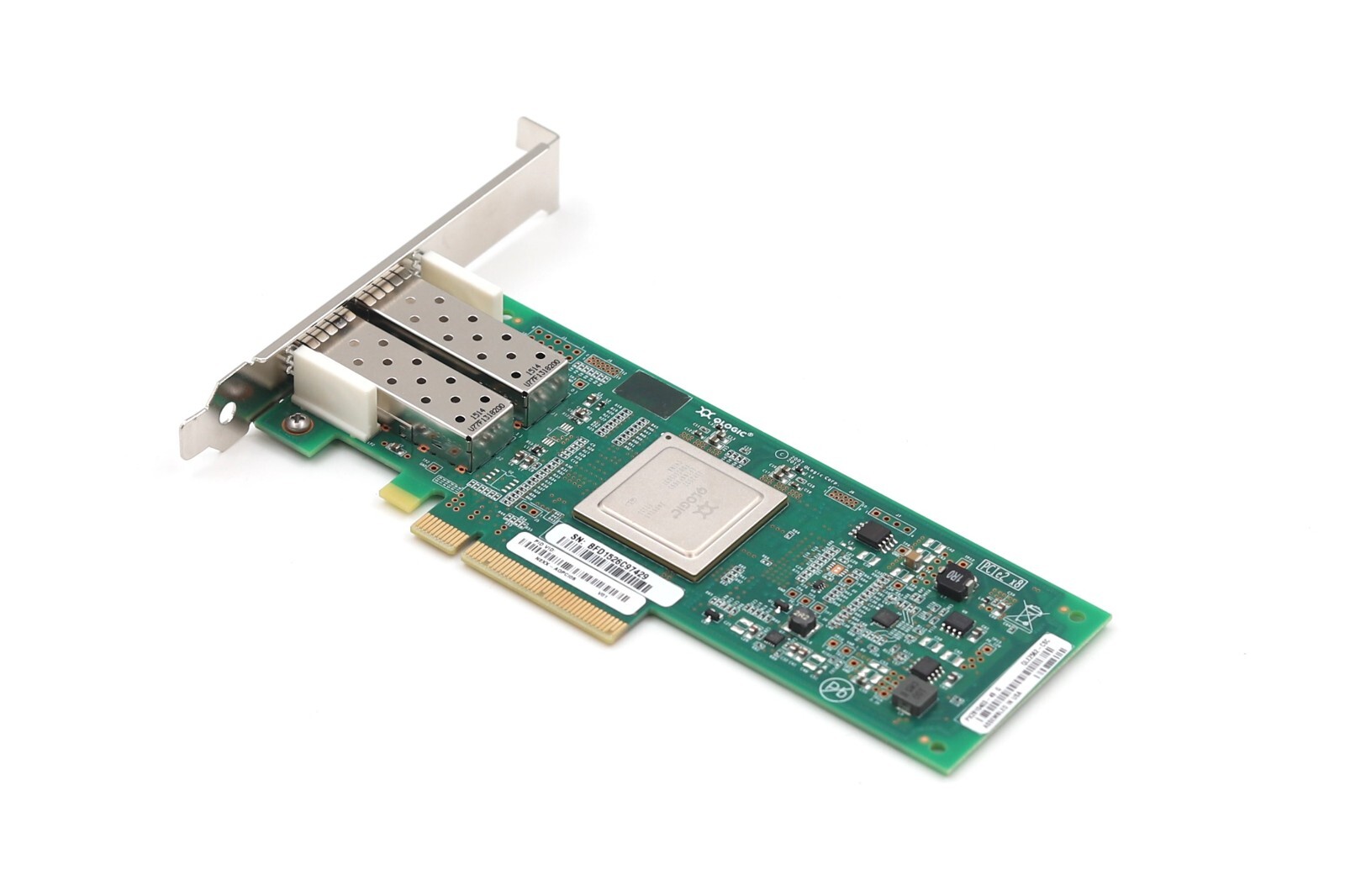 Cisco QLE2562-CSC Dual-Port 8GbE SFP PCIe Host Bus Adapter P/N: PX2810403-49
